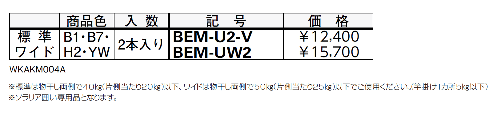 囲い商品用 腕木式物干し 固定【2024年版】_価格_1
