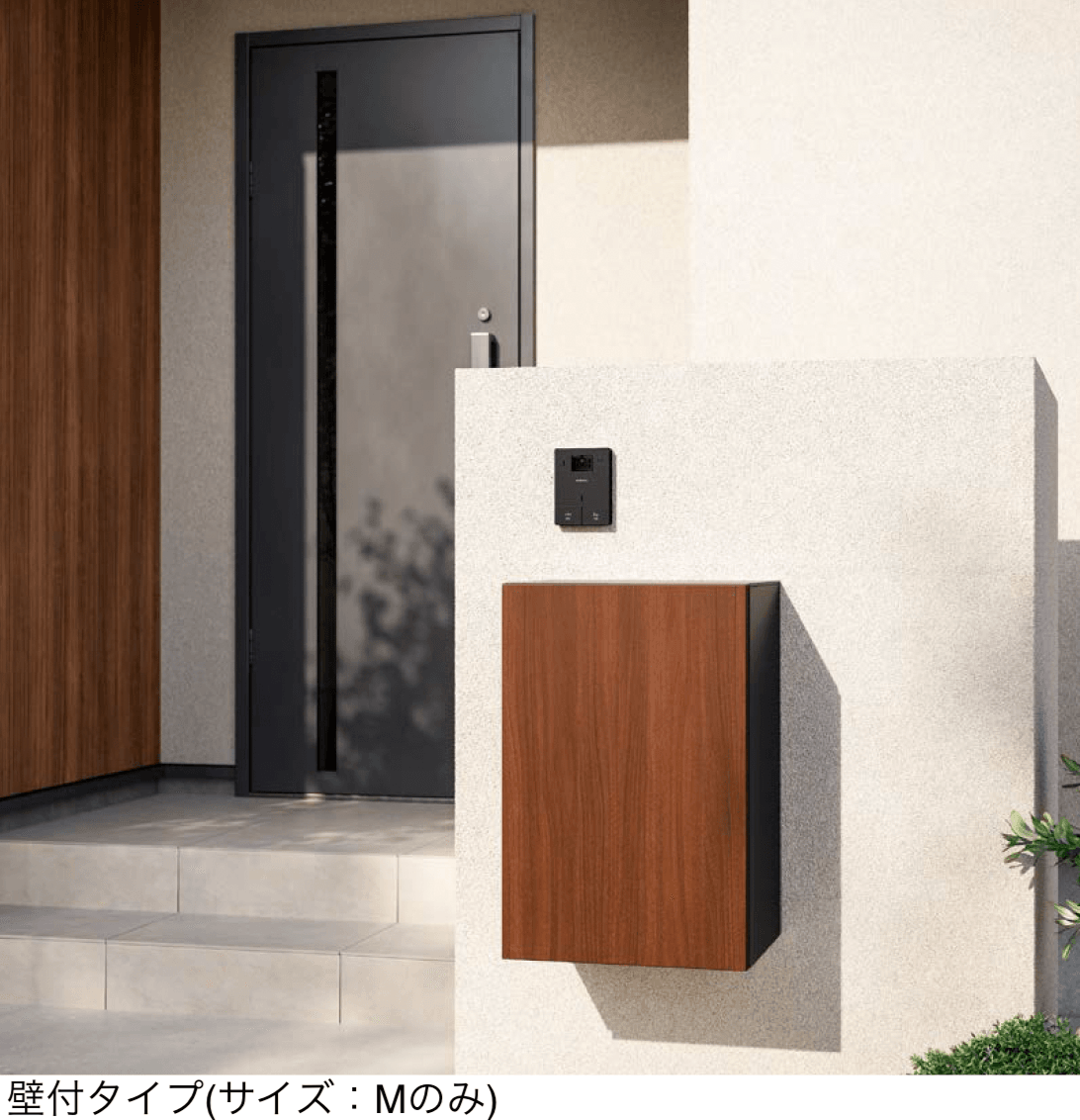 アイランドの「ポスト一体型宅配ボックス(壁埋込タイプ・壁付タイプ)」のサブ画像1