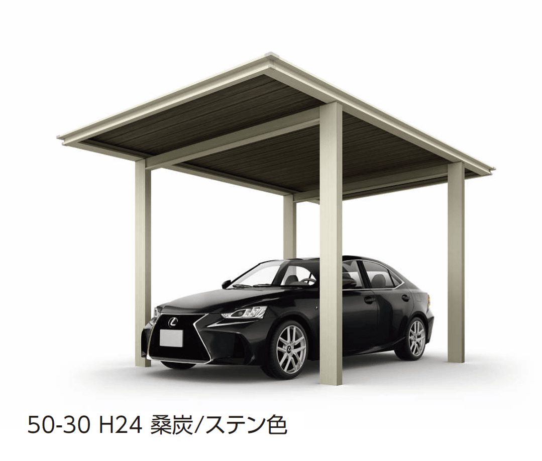 YKK APの「ルシアス カーポート 1500タイプ 1台用 単体セット/奥行連結セット【2024年版】」のサブ画像6