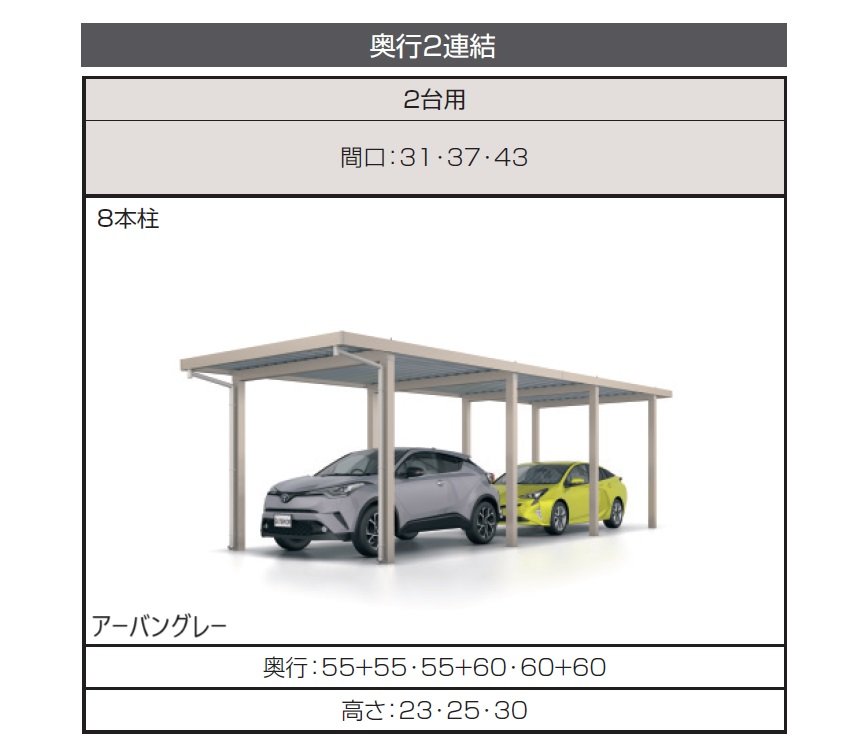 三協アルミの「G1-R/ジーワン アール(耐積雪量100cm仕様:基本・奥行延長・間口延長・奥行連結・間口連結)」のサブ画像13