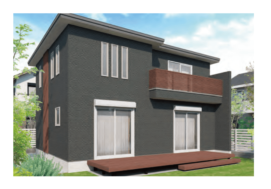 MINOの「笠木付彩木横格子手摺34H830タイプ【2024年版】」のサブ画像4