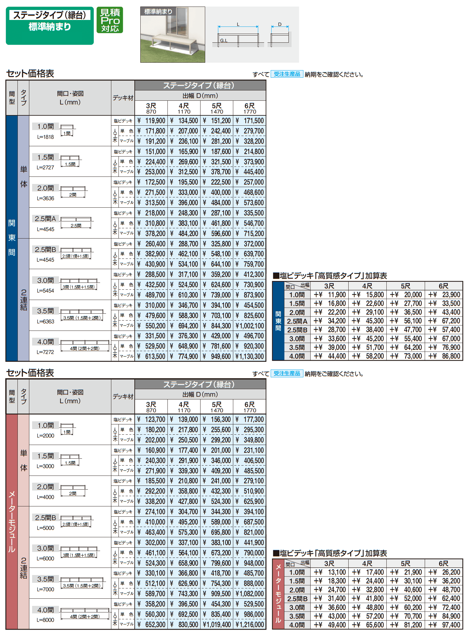 オルネ(ステージタイプ(縁台) 標準納まり)【2025年10月価格改訂版】_価格_1