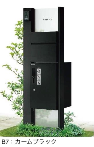 YKK APの「ルシアス ポストユニット PA01型 透過パネル」