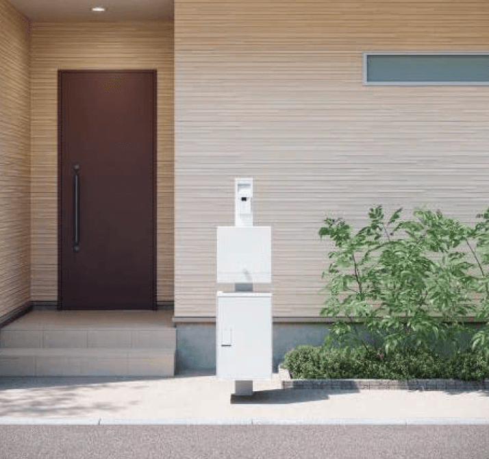 EXDECOの「ナスタボックスライト 門柱タイプ」