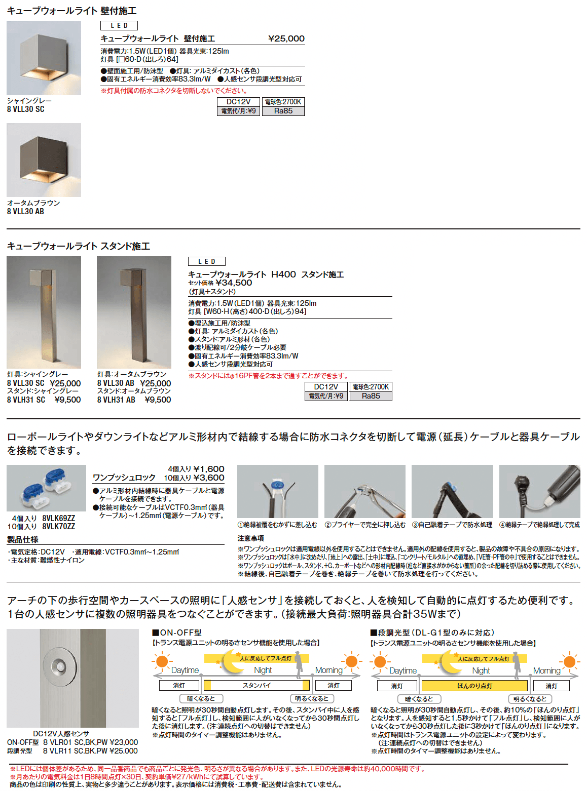 キューブウォールライト【2024年版】_価格_1