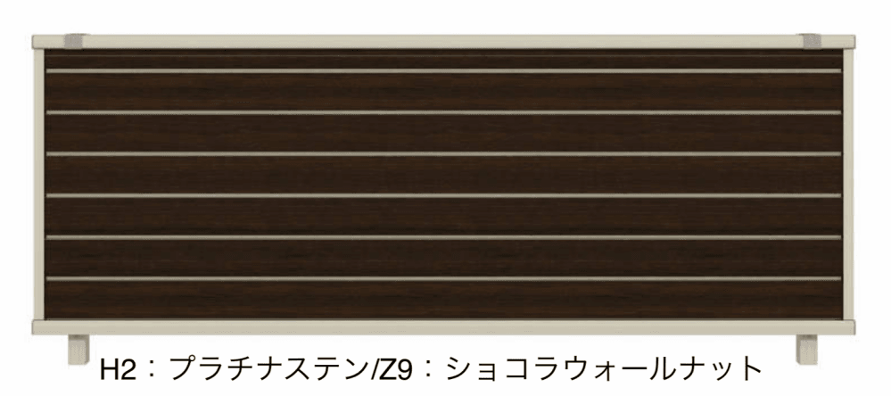 YKK APの「ルシアス フェンスF02型 横目隠し【2023年版】」のサブ画像5