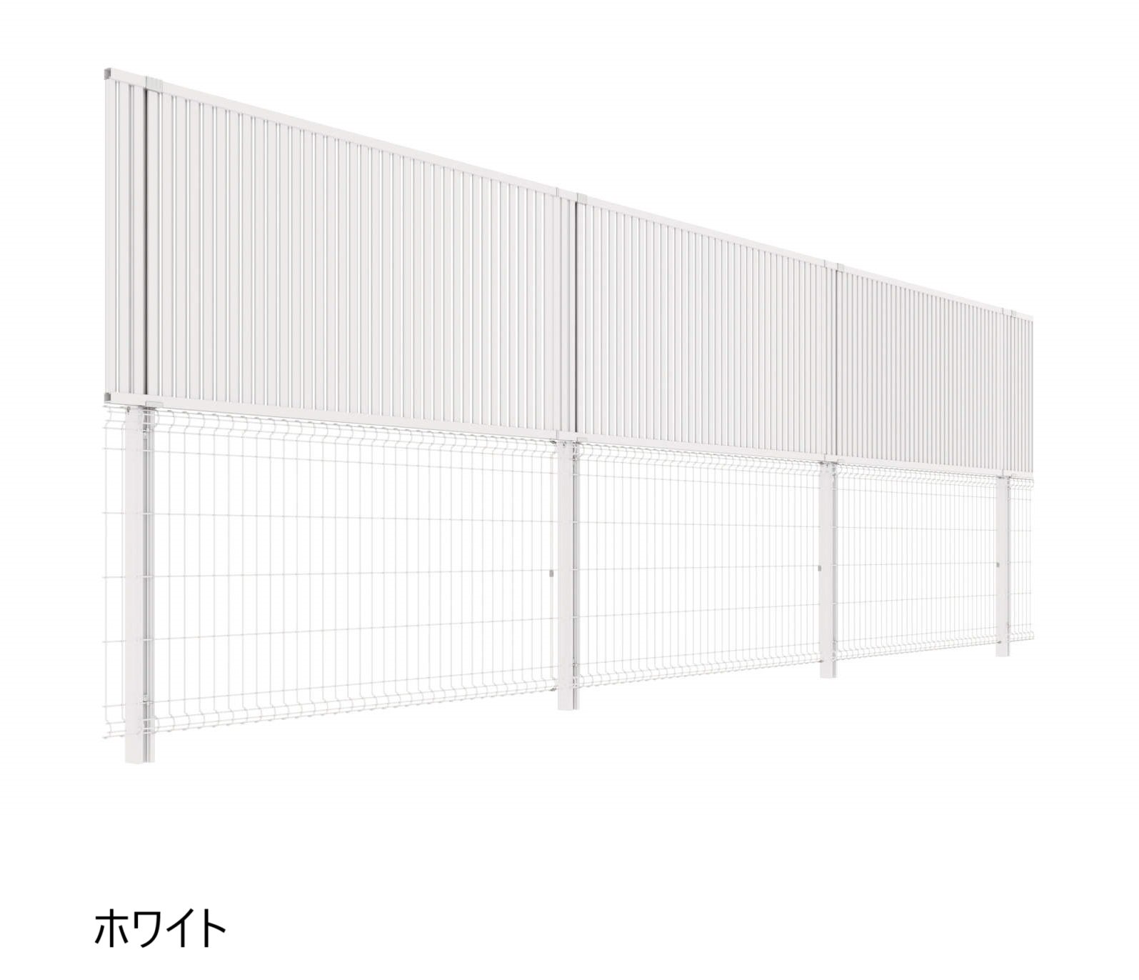 三協アルミの「ユメッシュプラス 上目隠しタイプ2型 たて目隠しルーバー フリー支柱タイプ」のサブ画像5