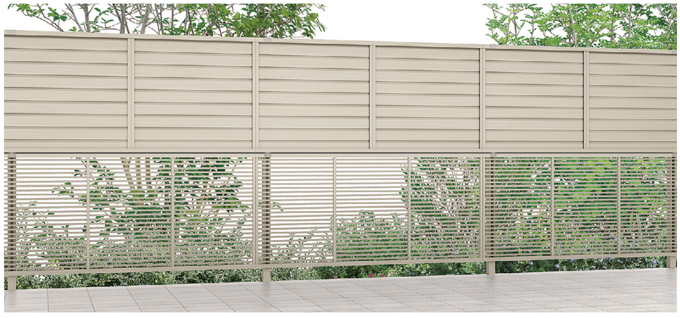 LIXILの「フェンスAB 多段柱(2段柱)【2024年版】」のサブ画像2