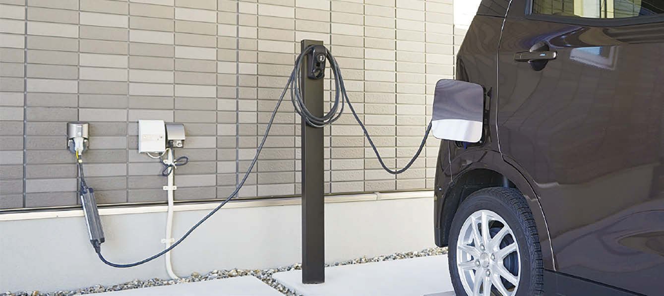 オンリーワンクラブの「EV ケーブル収納ポール」