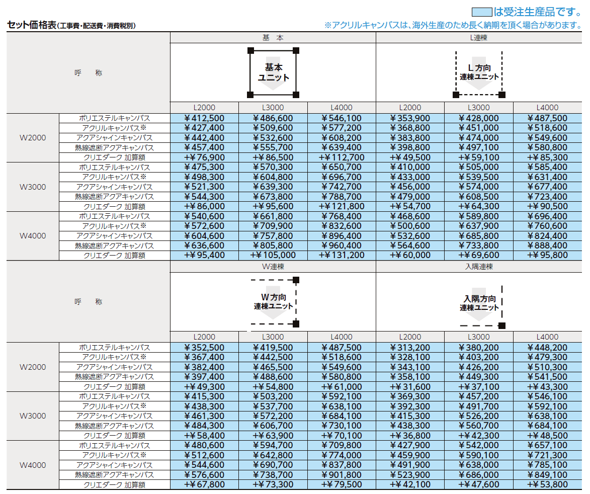 独立オーニング【2024年版】_価格_1