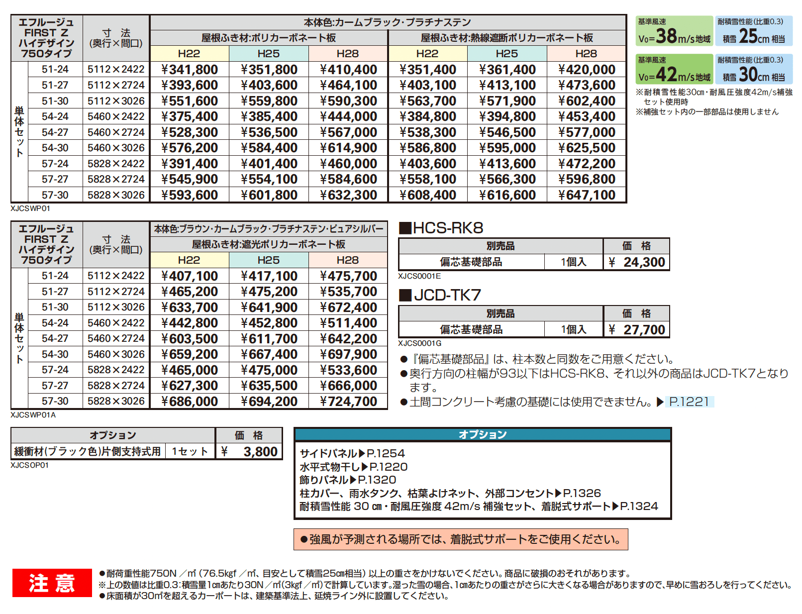 エフルージュ FIRST Z ハイデザイン 750タイプ (単体)_価格_1