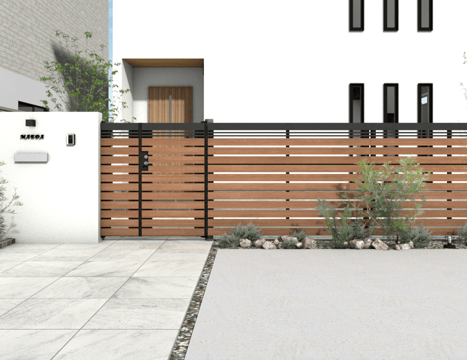 タカショーの「フリースタイルフェンス」