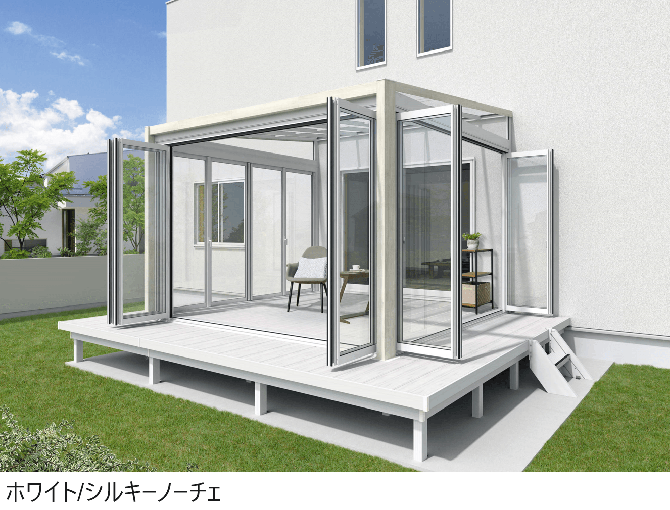 三協アルミ ハピーナリラ特注品(デッキON仕様)13