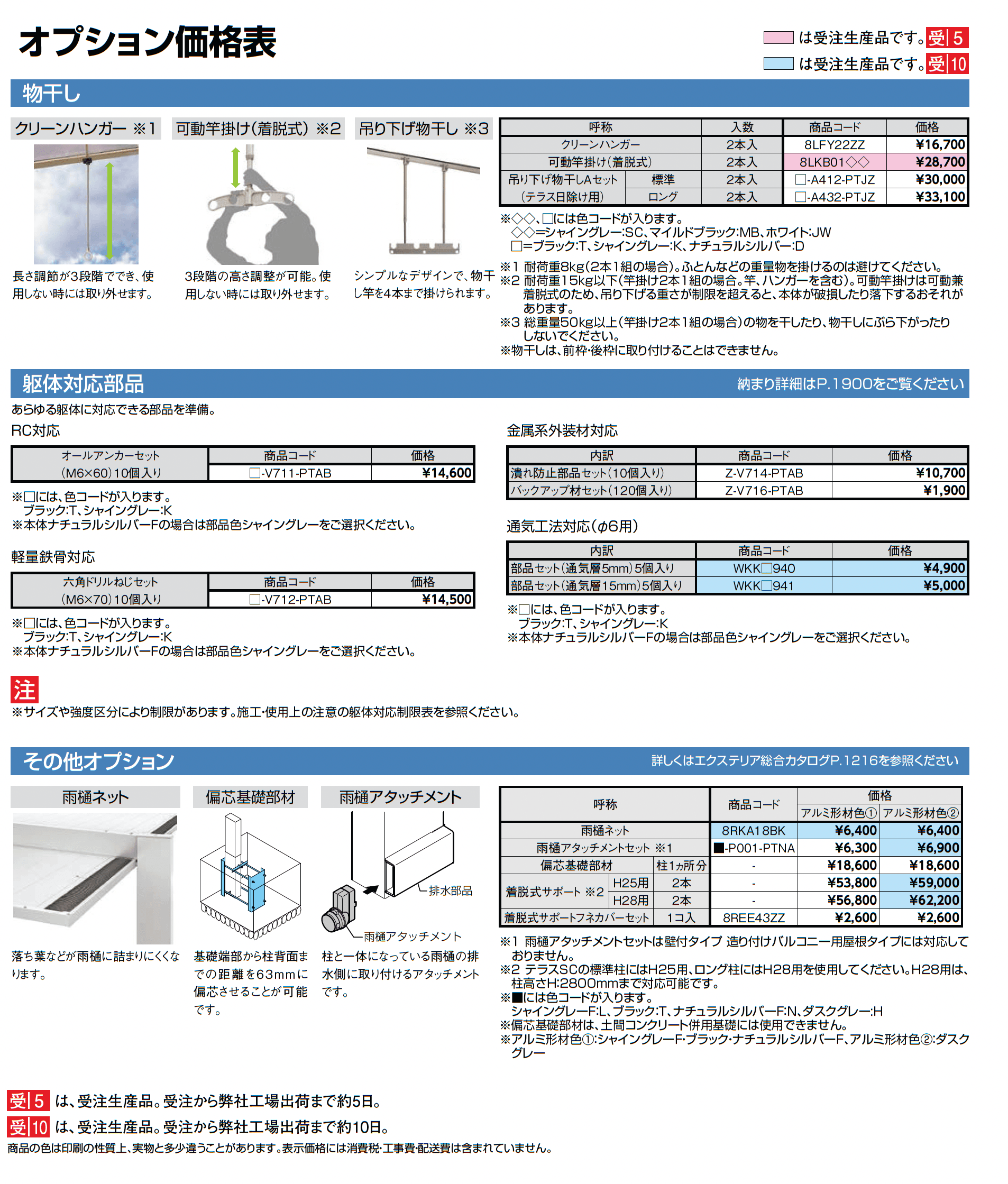 テラスSC 壁付タイプ_価格_4