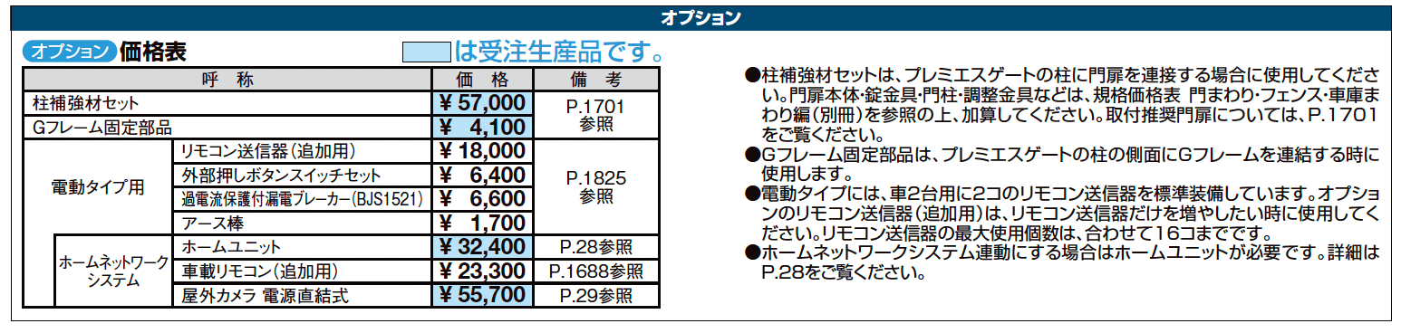 プレミエスゲート ワイド KA型_価格_2