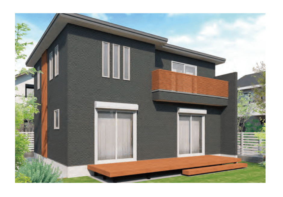 MINOの「笠木付彩木横格子手摺34H830タイプ【2024年版】」のサブ画像3