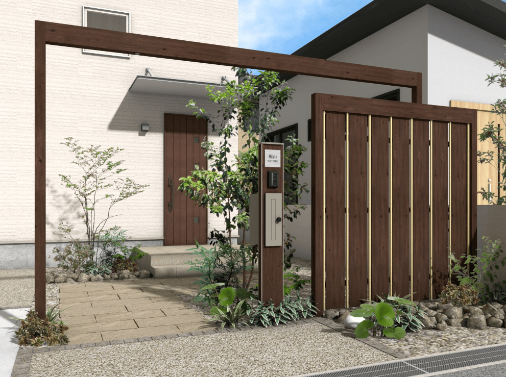 タカショーの「エバーアートボード®︎ 機能門柱(縦型)【2024年版】」のサブ画像2