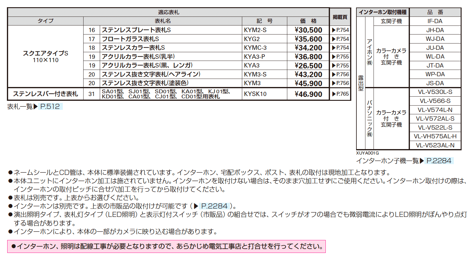 ルシアス ポストユニット CA01型 鋳物パネル_価格_2