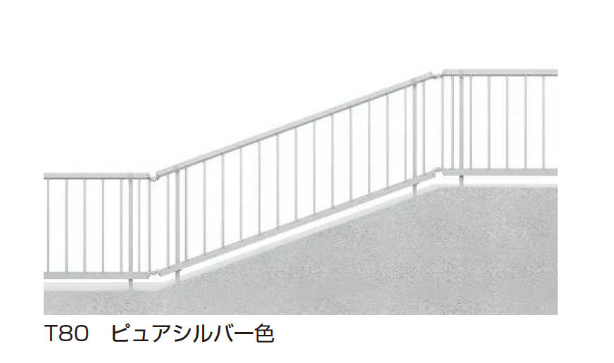 YKK APの「シンプレオ フェンスTK型〈傾斜地用〉たて格子15本【2025年6月発売】【2025年版】」のサブ画像3