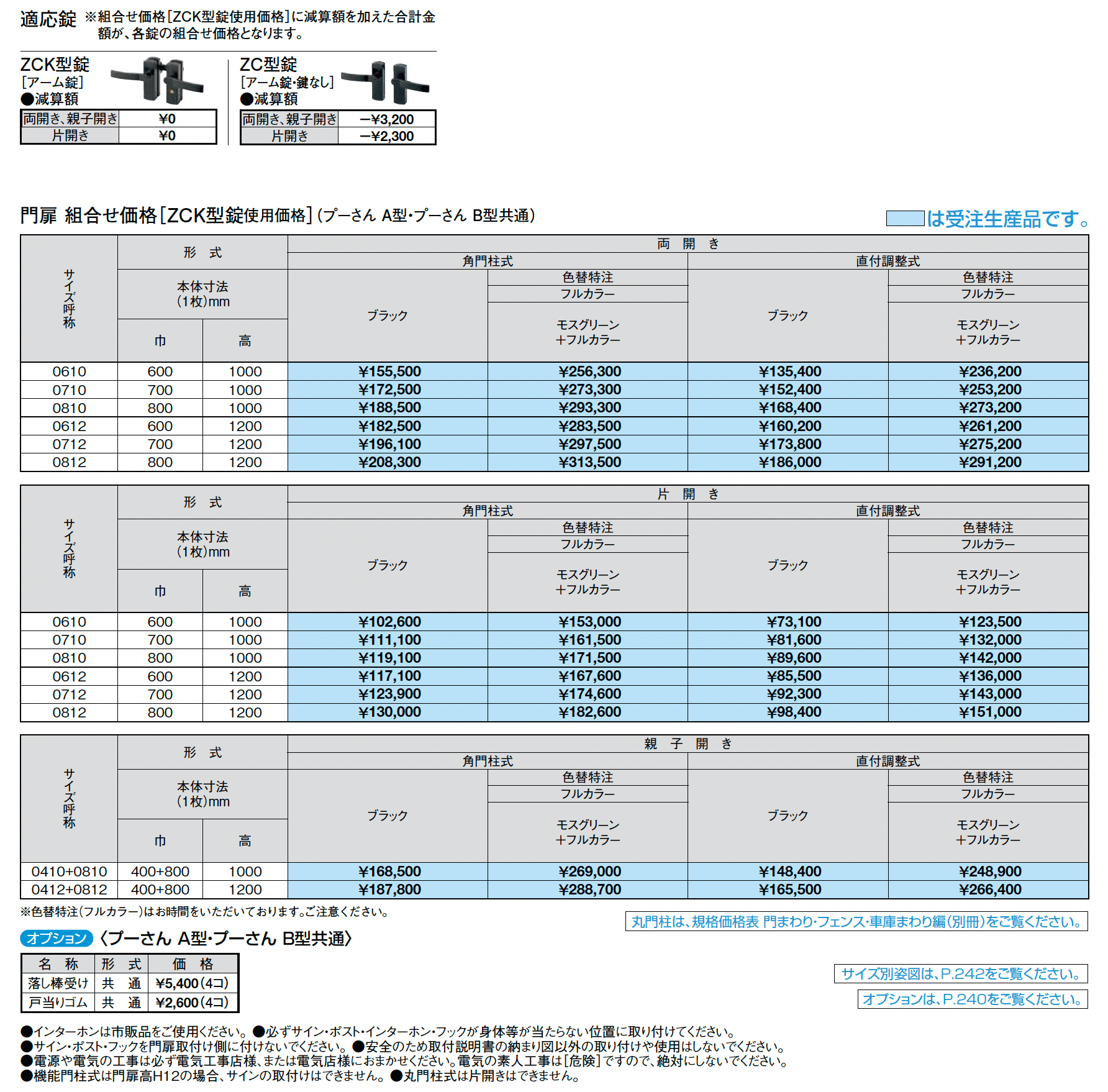 ディズニー門扉 プーさんB型_価格_2