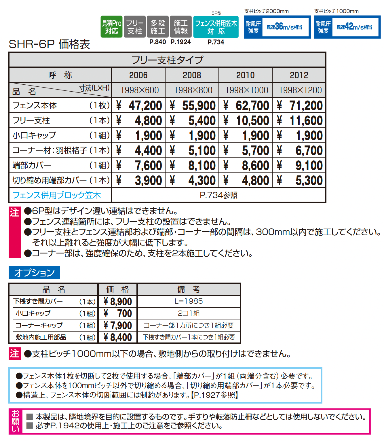 シャトレナⅡ 6P型_価格_1