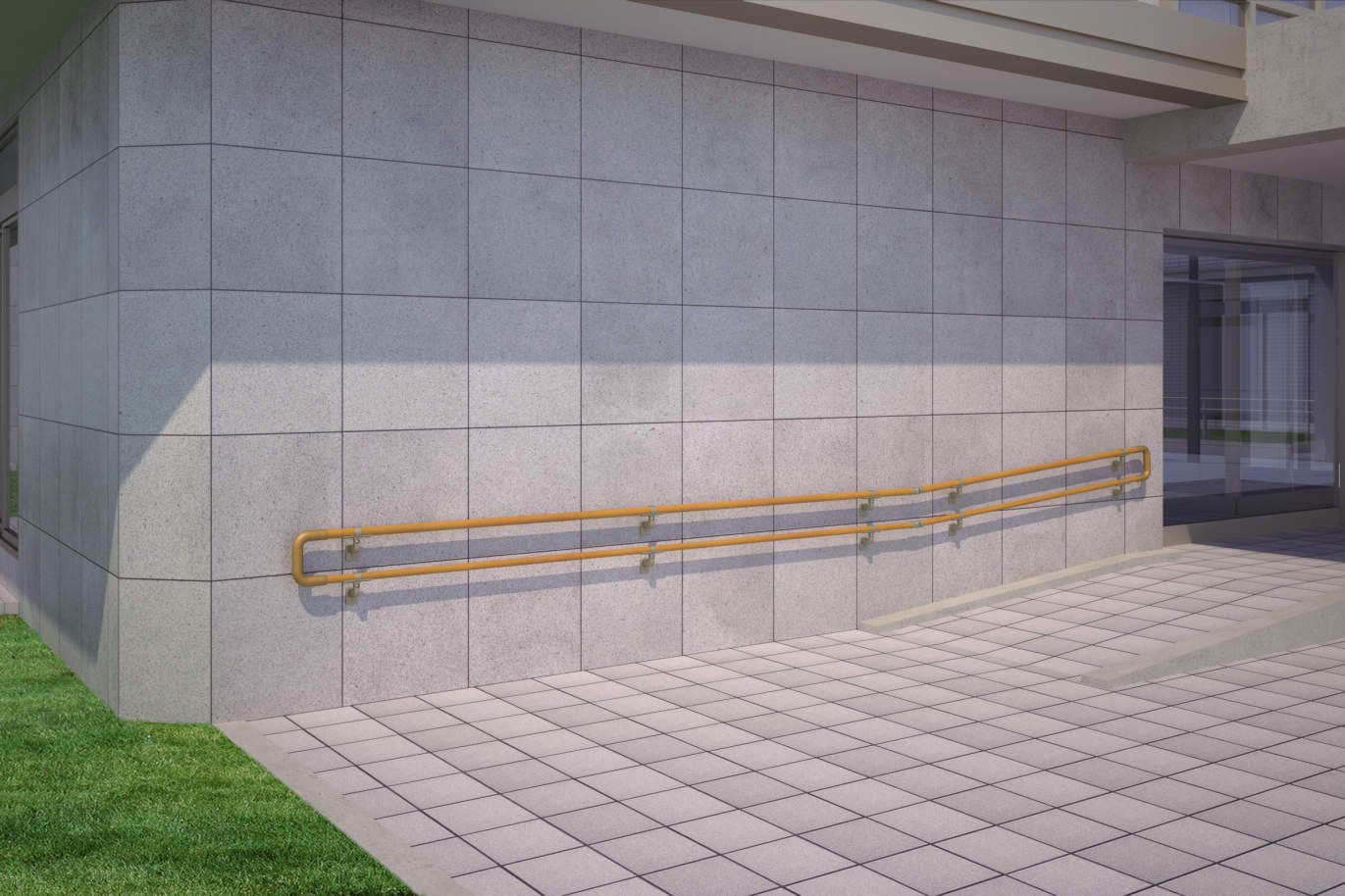 三協アルミの「テスリーフ 壁直付けタイプ 直付け納まり/一段仕様・二段仕様」のサブ画像1