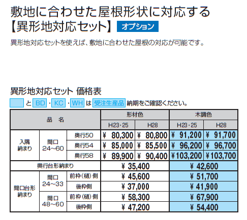 スカイリード 両側支持タイプ(耐積雪量20cm仕様:段違い屋根間口連結)【2024年版】_価格_2