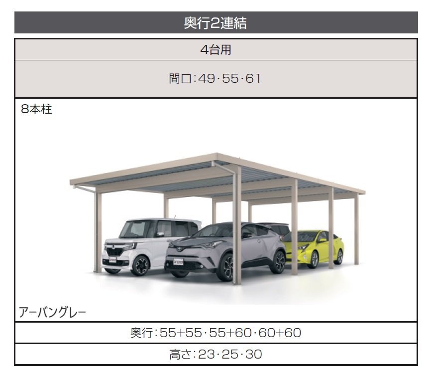三協アルミの「G1-R/ジーワン アール(耐積雪量100cm仕様:基本・奥行延長・間口延長・奥行連結・間口連結)」のサブ画像14