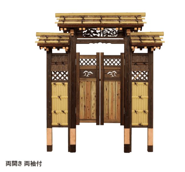 タカショーの「風雅門 高級タイプ」