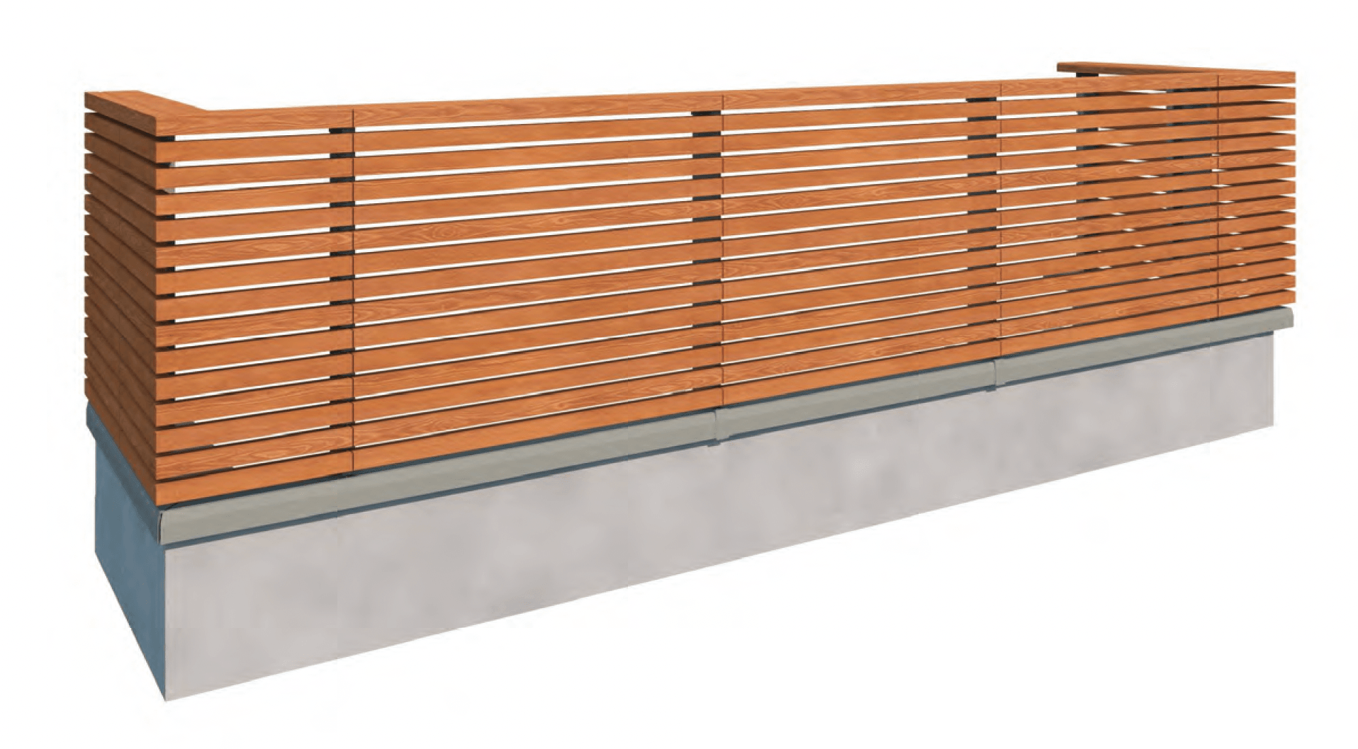 MINOの「笠木付彩木横格子手摺34H830タイプ【2024年版】」のサブ画像6