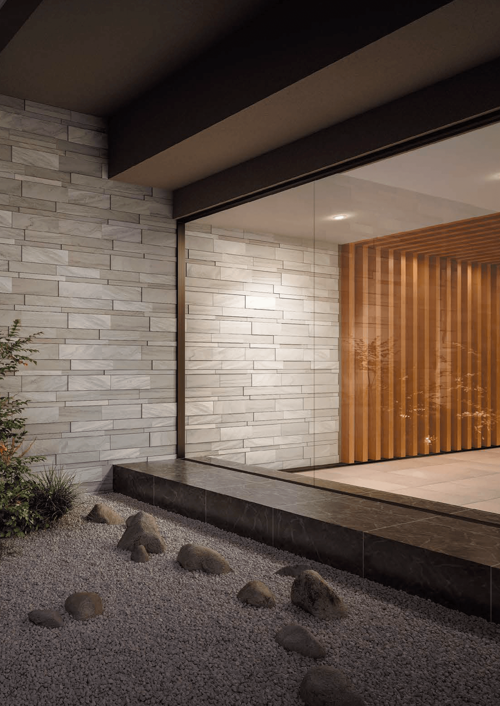 LIXILの「ストーンタイプコレクション ボーダーミックスL」のサブ画像1