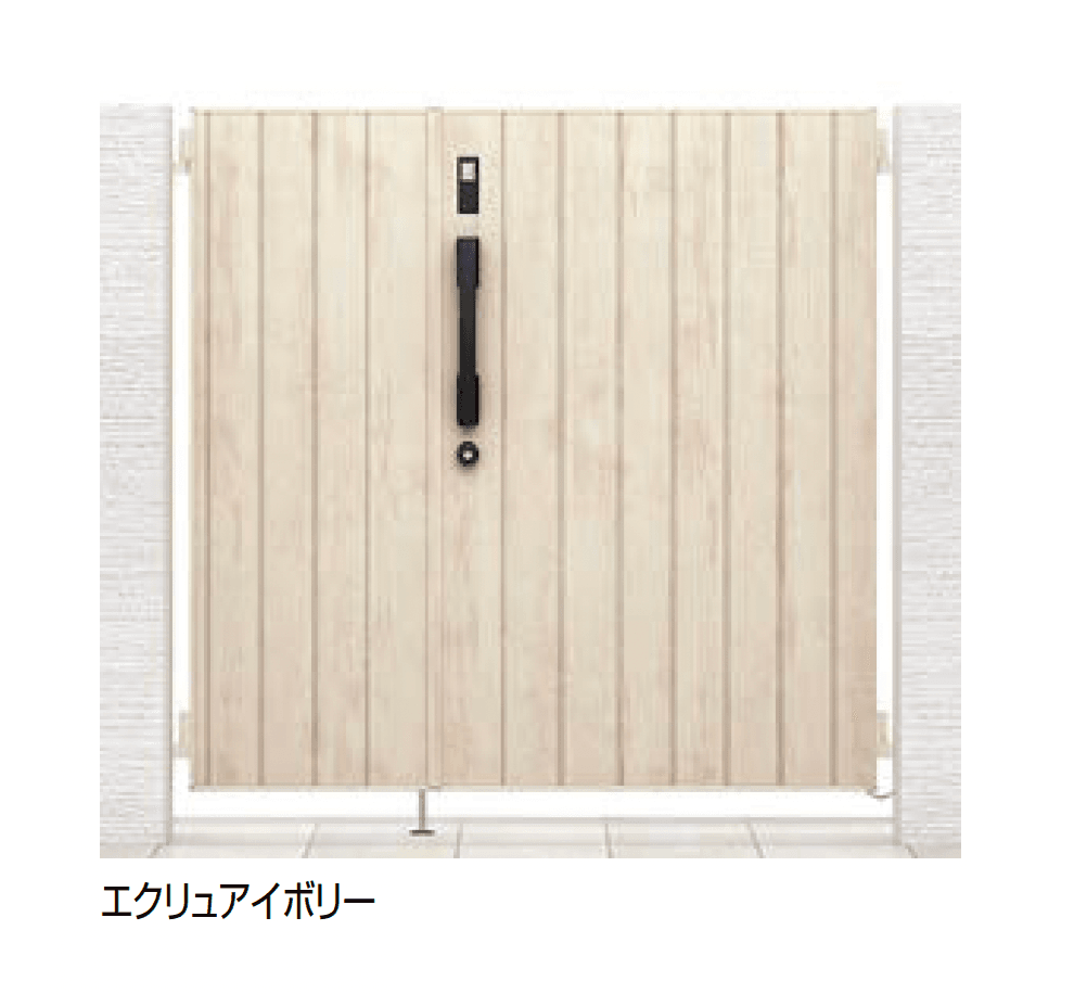 LIXILの「開き門扉AA スマートロックシステム FamiLock TM1型(木調)」のサブ画像1