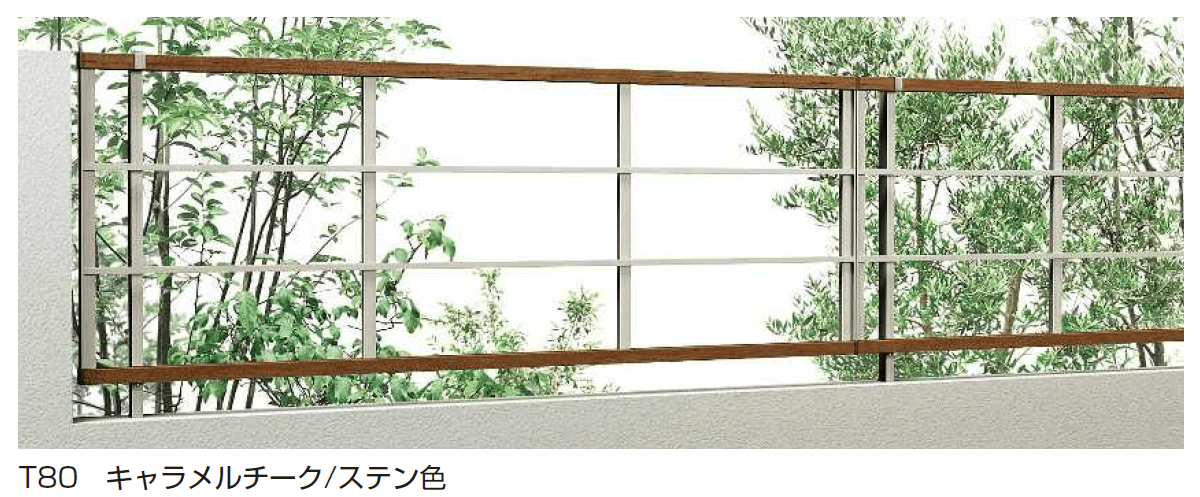 ルシアス フェンスYB3H型 横格子 【2024.6月発売】1