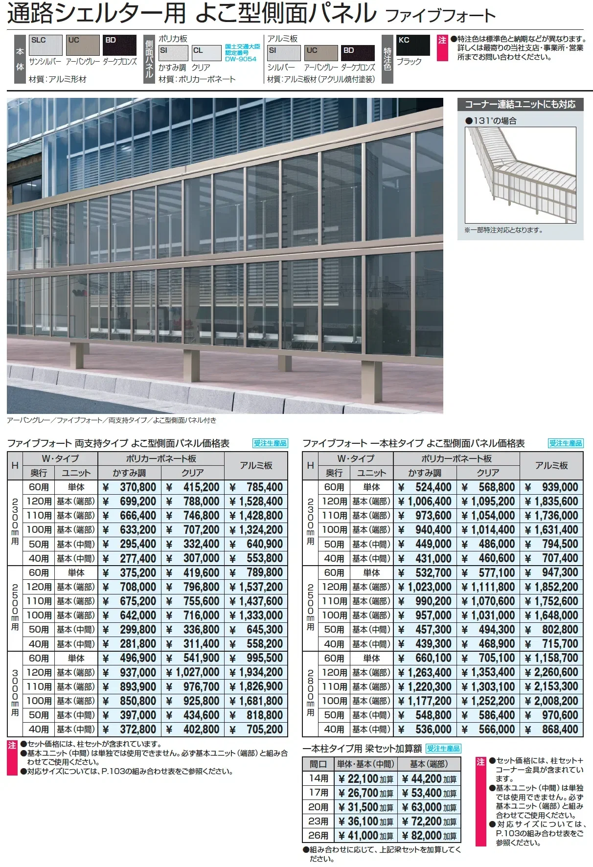 ファイブフォート 一本柱タイプ 基本ユニット_価格_5