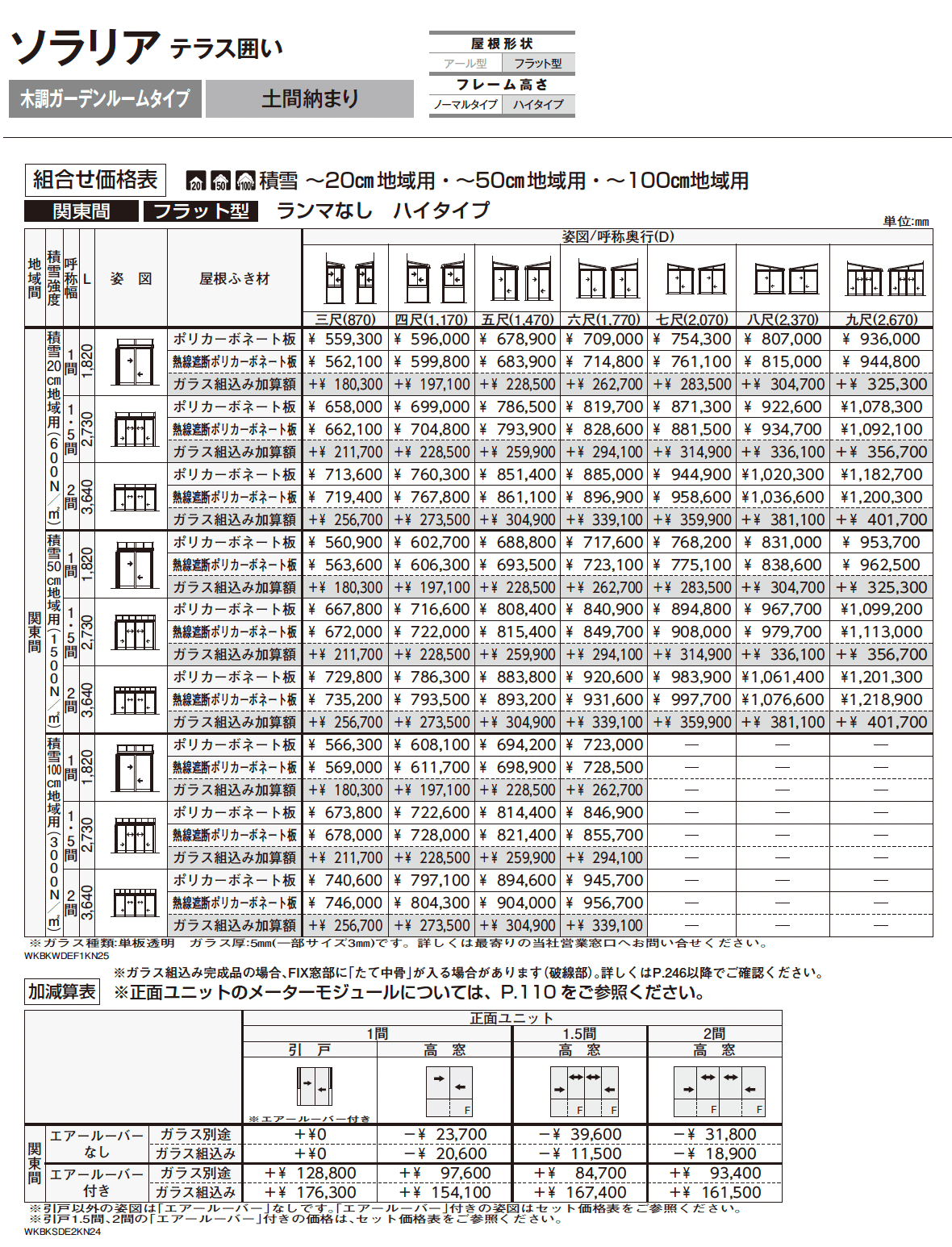 ソラリア テラス囲い 木調ガーデンルームタイプ 土間納まり_価格_5