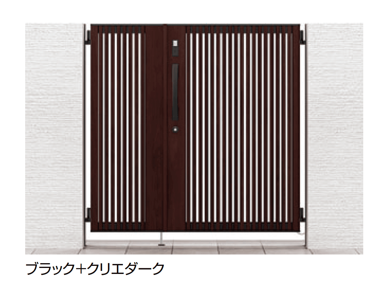 LIXILの「開き門扉AB スマートロックシステム FamiLock ウッディTS1型」のサブ画像2