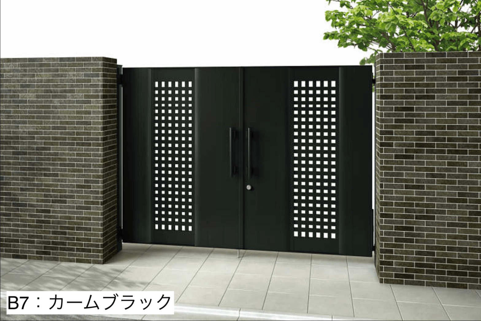 YKK APの「電気錠付共用門扉 エクスティアラ 門扉3型【2024年版】」