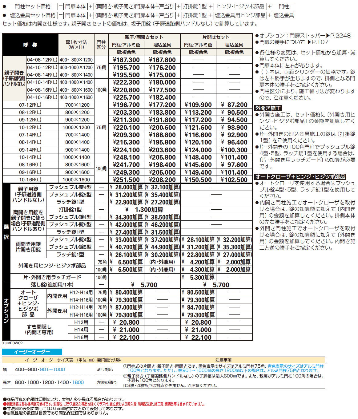 スタンダード門扉2型【2024年版】_価格_1