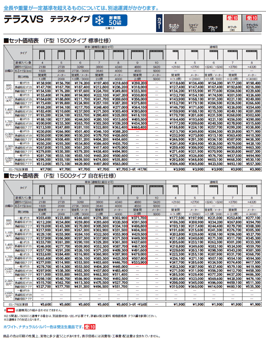 テラスVS F型 テラスタイプ【2024年版】_価格_2