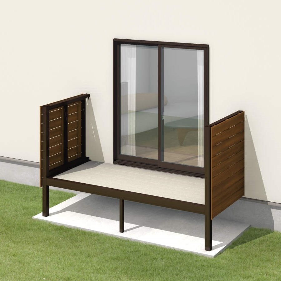 三協アルミの「オルネ(庭置き式 横格子〈フロントオープン〉)」