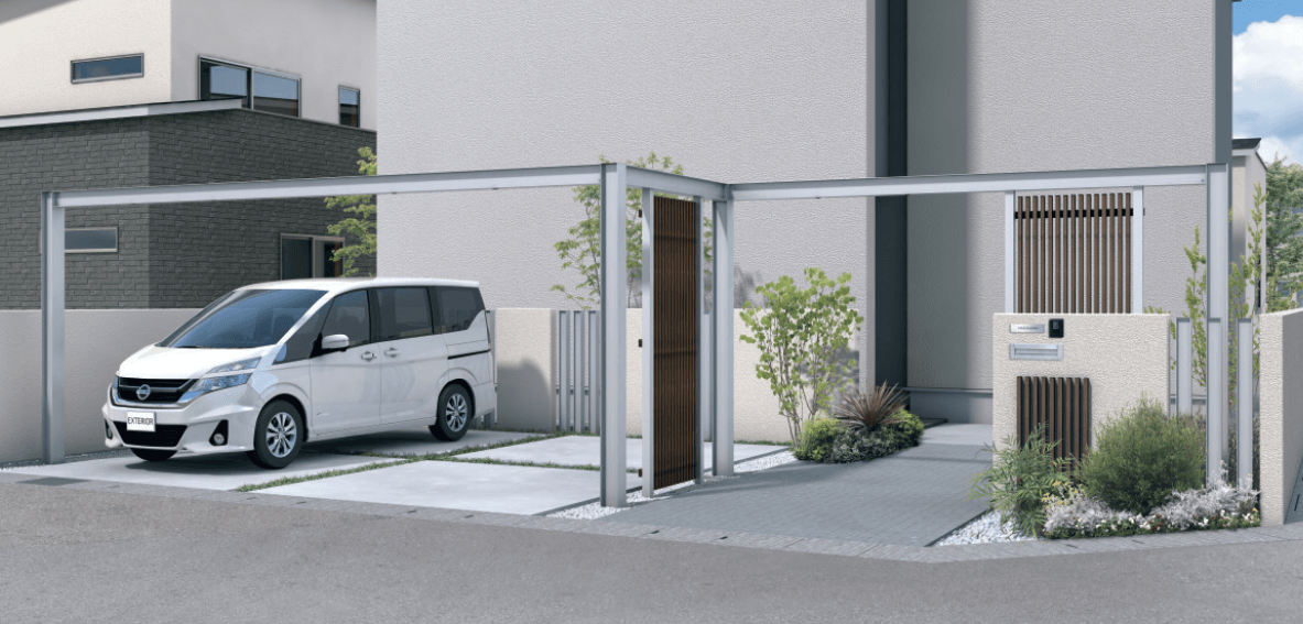 三協アルミの「ドレスパーツ H型材(スリット)」