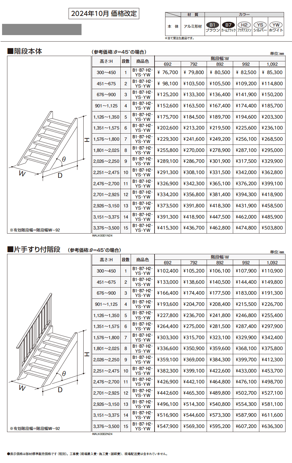 アルミ階段【2024年版】_価格_1