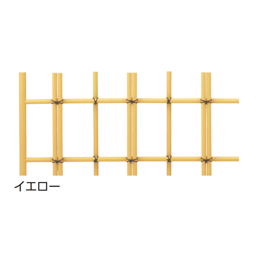 タカショーの「四ツ目垣フェンスL型」