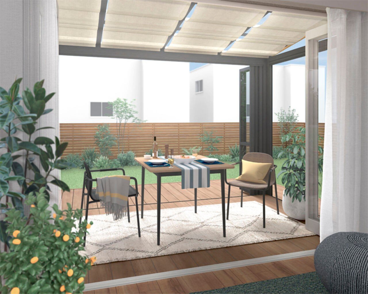 LIXILの「ガーデンファニチャー TYPE 011」