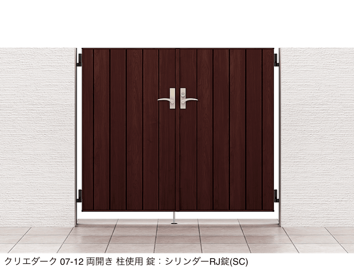 LIXILの「開き門扉AA TM1型(木調)」のサブ画像5