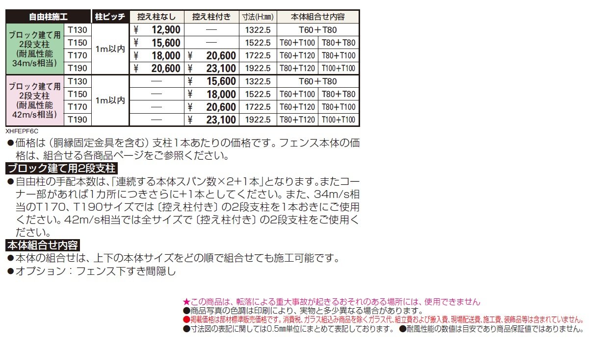 インセットデザイン〈ブロック建て用〉2段支柱 【2024.6月発売】【2024年版】_価格_1