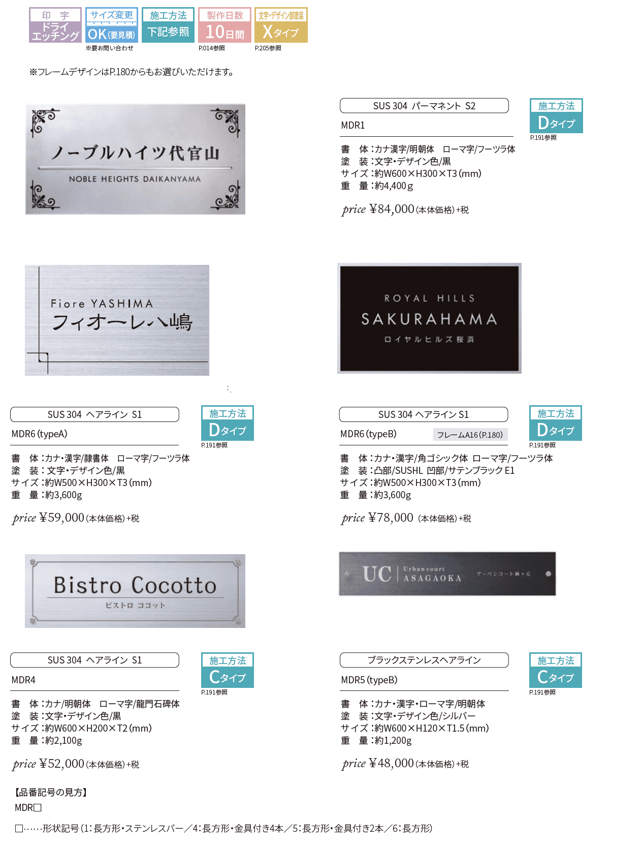 ドライエッチング銘板【2025年版】_価格_1