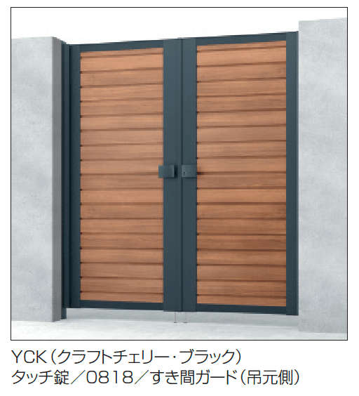 三協アルミの「シャトレナⅡハイタイプ YM型(H型:内蔵錠・タッチ錠)」のサブ画像5