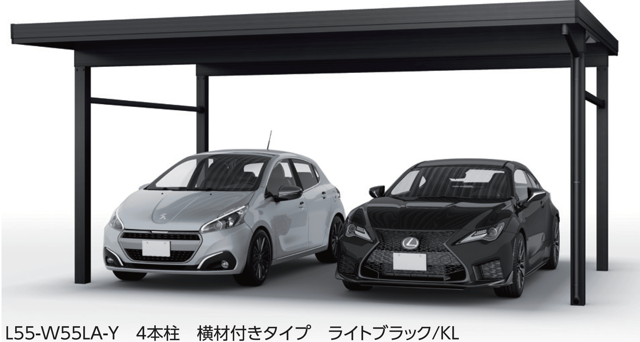 大仙の「SSポートGⅢ 積雪150cm Aタイプ・Bタイプ基本セット/2台用」