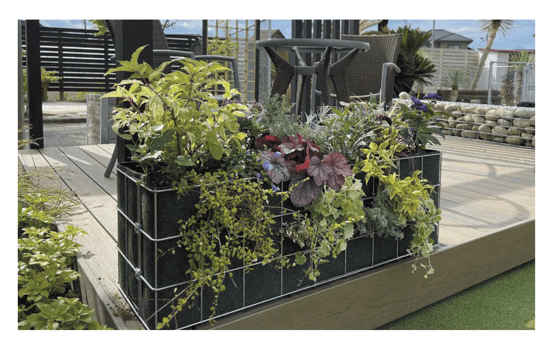 オンリーワンクラブの「ガビオン グリーンユニット プランター」